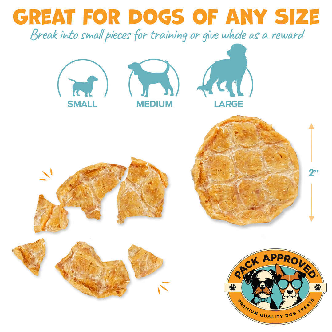 Pack Approved Chicken Chips for Dogs - 4 oz
