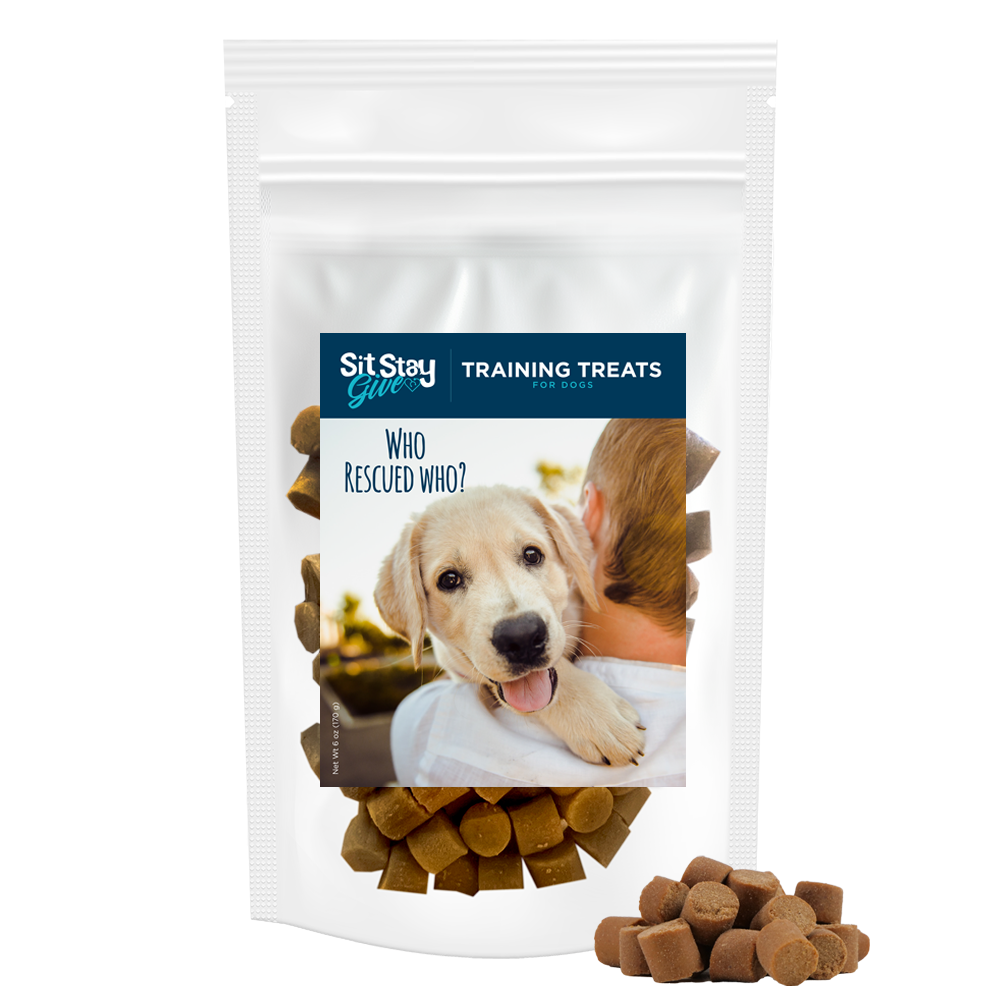 Sit Stay Give™ Peanut Butter Dog Treats - 2 Pack (6oz bags)