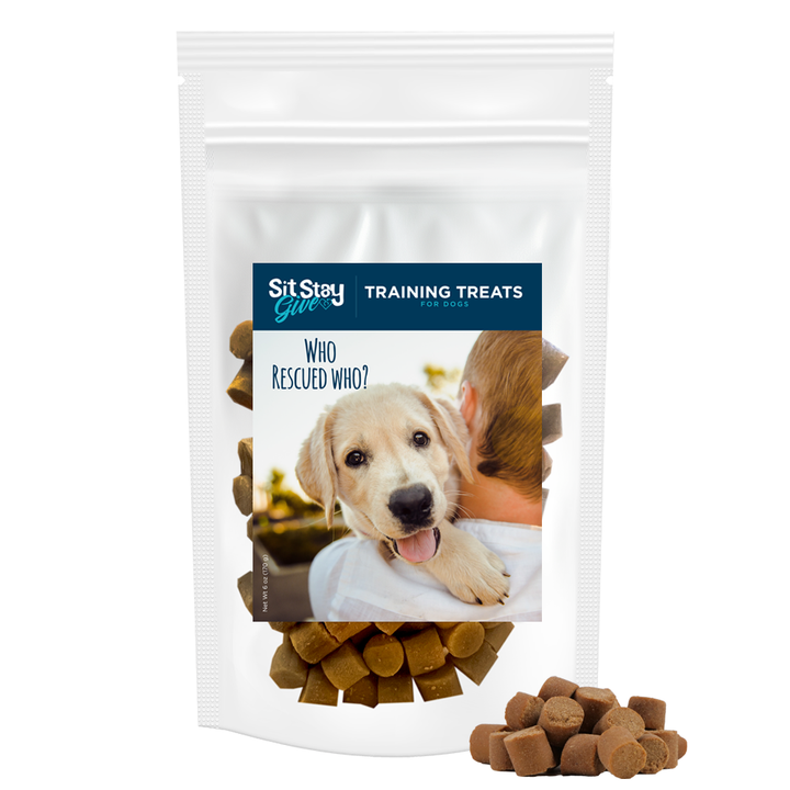 Sit Stay Give™ Peanut Butter Dog Treats - 2 Pack (6oz bags)