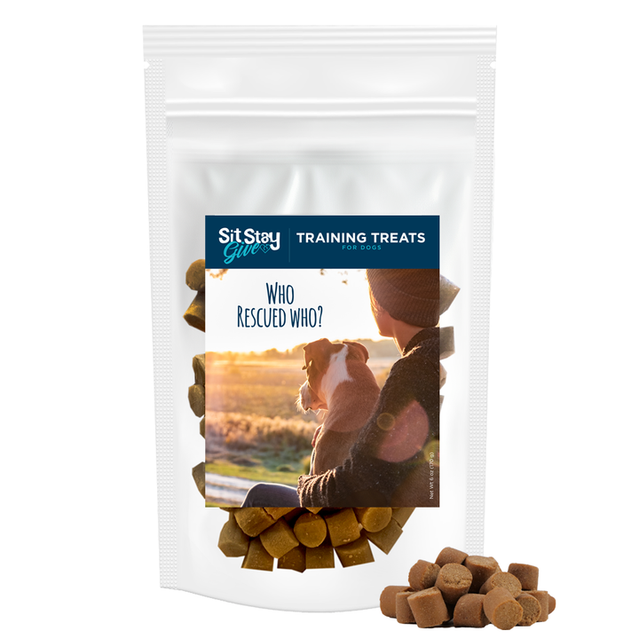Sit Stay Give™ Peanut Butter Dog Treats - 2 Pack (6oz bags)
